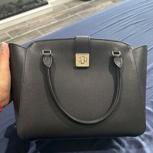 Kate spade Black Leather Top-Handle Satchel